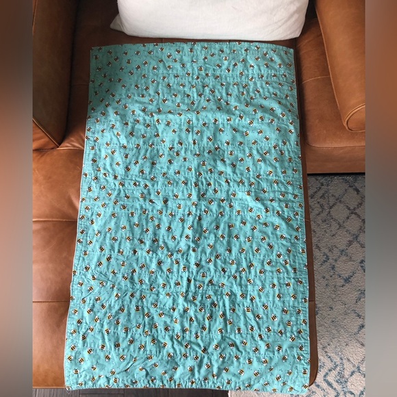 Vintage Patchwork Throw - Child’s Blanket - Cotton - 25” x 40” - Picture 6 of 8